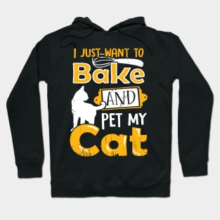 Baker Baking Lover Cat Owner Gift Hoodie